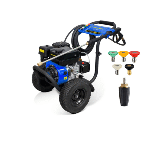 Hidrolimpiadora Gasolina Alta Presión Goodyear GY3300PW - Bomba Triple de latón