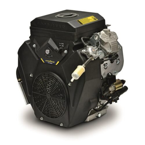 Motor Gasolina Bicilíndrico Goodyear GY680E 680cc 24HP – Arranque Eléctrico y Silencioso (Cigüeñal 25x60)