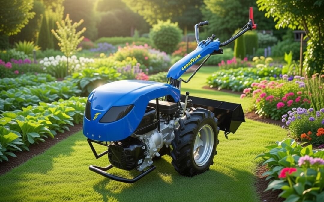 Motocultor Gasolina Goodyear Rotovator 75 cm 13 HP 390cc – Potencia Profesional para Huertos y Parcelas
