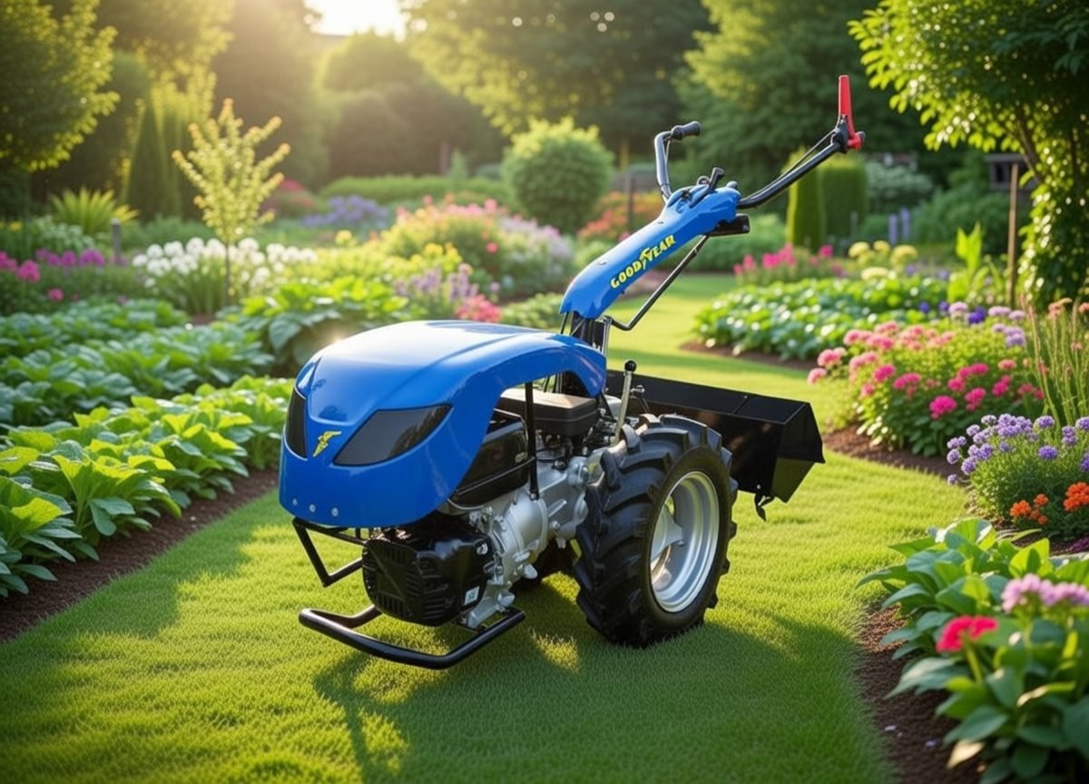 Motocultor Gasolina Goodyear Rotovator 75 cm 13 HP 390cc