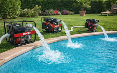 Motobomba para piscinas: cómo elegir la mejor opción Ducati para llenar y vaciar agua rápidamente