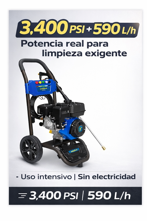 Hidrolimpiadora Goodyear Gasolina GY3400PW