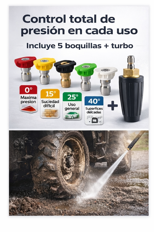 Goodyear GY3400PW Hidrolimpiadora Gasolina Turbo 235bar | Asesoramiento técnico - Imagen 4