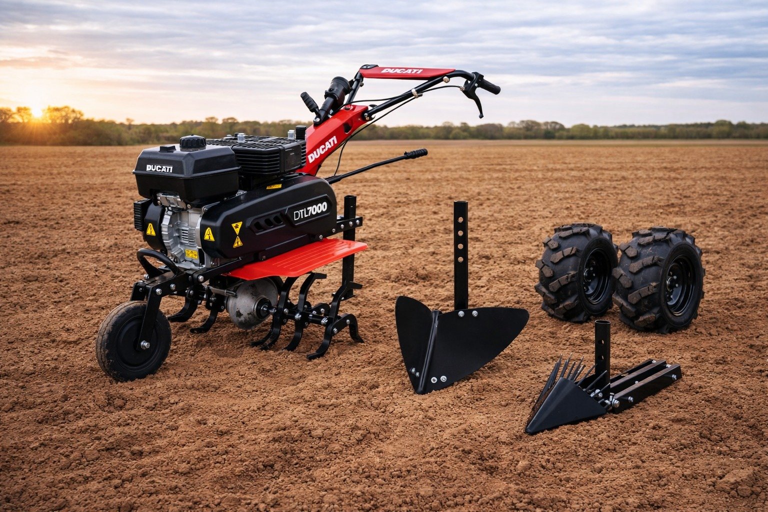 Motoazada Ducati DTL7000: cómo mejorar su rendimiento con accesorios profesionales.