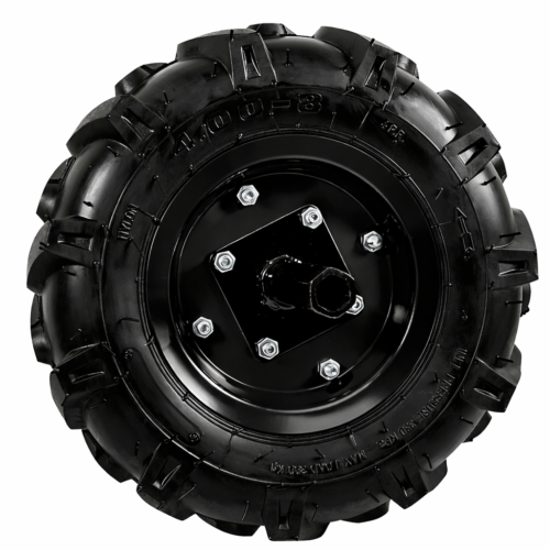 Rueda neumática 4.00x8 con eje 23 mm incluido | Recambio agrícola